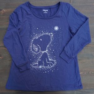 Snoopy Pajama Long Sleeve Shirt